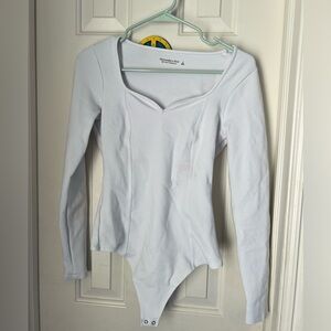 Small Abercrombie white bodysuit